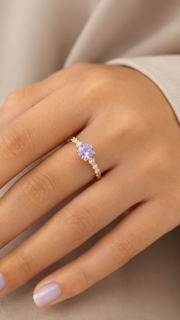 Amethyst Bloom Ring