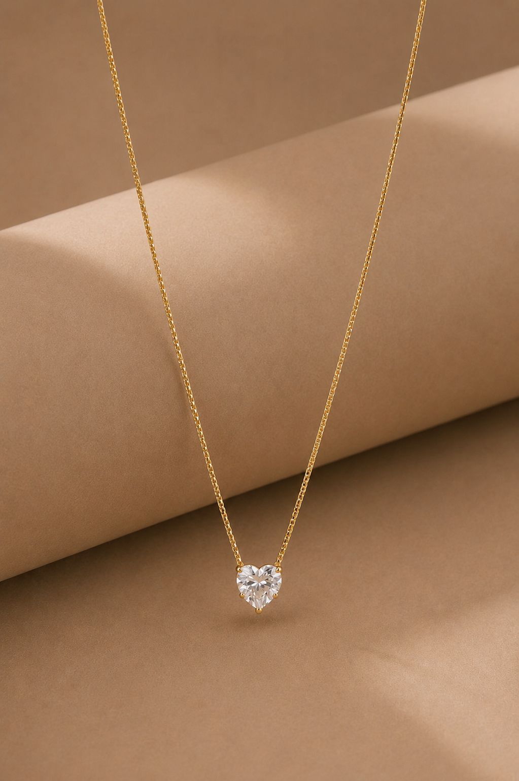 Celestia Heart Crystal Necklace