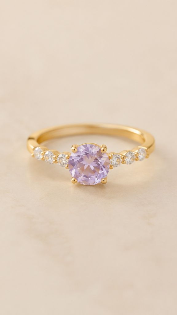 Amethyst Bloom Ring