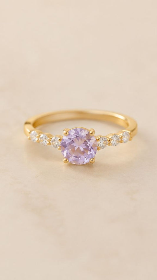 Amethyst Bloom Ring