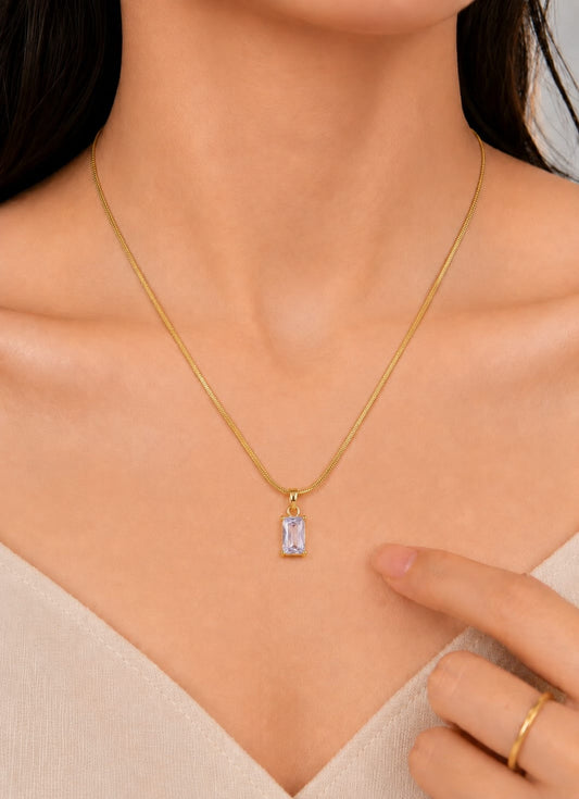 Celeste Crystal Pendant Necklace